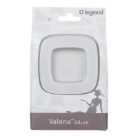 VALENA ALLURE RÁMEČEK 1-NÁSOBNÝ SKLO BÍLÉ LEGRAND 755541