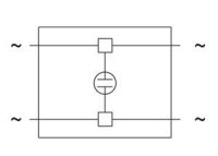 Zásuvný modul 2pól. šířka 10mm šedá WAGO 280-803/281-417