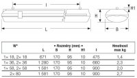 BS100 LED 1X36W 4000K, SmartDriver