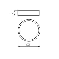 Plafon JASMIN 270-W 23123 Kanlux