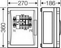 FP 5201 Výkonový vypínač 125 A 3 pólové