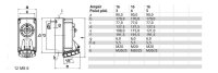 Zásuvka nástěnná s vypínačem 16A 3p 110V IP67 4h Quick-Connect BALS 16138