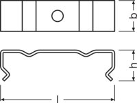 LEDVANCE Wide Profiles for LED Strips -PW02/MB