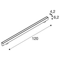 GALEN 120 SP LED PROFIL venkovní Single Colour CCT spínač 3000/4000 K