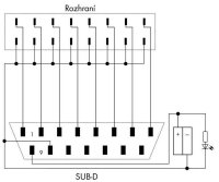 Interface adaptér 15pól. Vstup se spínáním k plusu WAGO 857-986