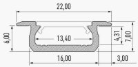 AL-PROFIL Z INOX 2M (10-0103-20)