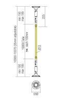 Nástěnné svítidlo FREEDOM 360 SIST.LINIAR LED SMD 90W 4000K SWH(10M)