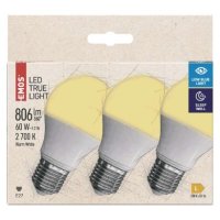 LED žárovka True Light A60 E27 7,2W (60W) 806 lm teplá bílá EMOS ZQ5144.3