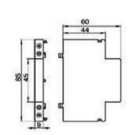 Pomocné kontakty RN-02, 2xNC, 6A, 230V AC ETI 002464069