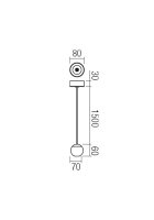 Závěsné svítidlo OBO SU LED 8.5W 3000K WH REDO 01-2804