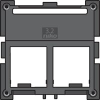 DATA Adaptér pro konektory ITT NIKO 170-65302