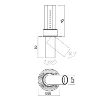 XSKATE REC. TRIM. RETRACTABLE PROJ. 1x6W