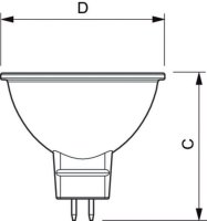 Reflektorová LED žárovka PHILIPS CorePro LEDspot ND 7-50W 827 MR16 36D