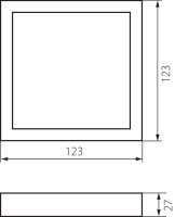 Montážní rámeček SP FRAME 6W-S 30380 Kanlux nový kód 31084