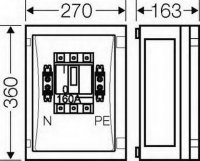 FP 5216 Výkonový vypínač 160A 3-pólová,