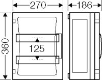 Hensel FP 1216  Jističová skříň ENYSTAR 24 modulových jednotek