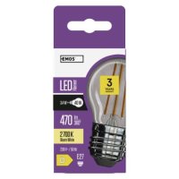 LED žárovka Filament Mini Globe E27 3,4W (40W) 470 lm teplá bílá EMOS ZF1120