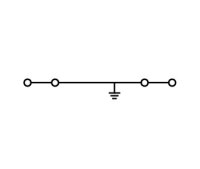 2202-6407 4-conductor ground terminal bl