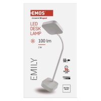 LED stolní lampa EMILY, nabíjecí EMOS Z7627