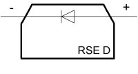 Svorka RSE D S250mA s ochrannou schottkyho diodou ELEKTRO BEČOV A128002