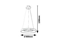 Carmella LED 80W IP20 zlato RABALUX 5055