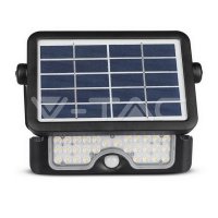 5W LED Solar Floodlight Black Body 4000K