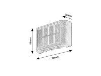 KANGTON LED 1,2W IP44 černá RABALUX 77024