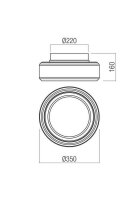 Stropní svítidlo SOLERA PL LED 24W 3000K/4000K REDO 01-3589