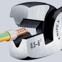 Lisovací kleště na koncové dutinky s čelním zaváděním 180 mm KNIPEX 97 81 180