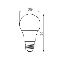 Světelný zdroj LED IQ-LED A60 7,8W-CW (starý kód 33718) KANLUX 36678