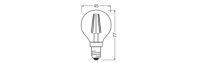 LEDVANCE LED CLASSIC P P 4W 827 Clear E14