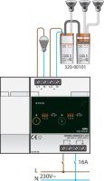 NHC Univerzální stmívací modul (2x400W) NIKO 550-00340