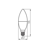 S C37 4,9W E14 RGBCCT Světelný zdroj LED SMART KANLUX 33644