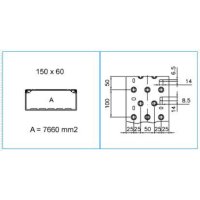 TA-N 150X60 G 01865 Podparapetní přístrojový kanál, 150x60 - šedá IBOCO B01865