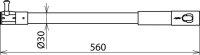 Hlava vypínací tyče do 36 kV 50 Hz s nástrčnou spojkou délka 560 mm DEHN 766164