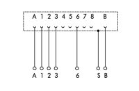 propojovací modul RJ-45 s výkonovými kontakty WAGO 289-178