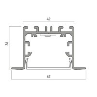 XTRACE RECESSED LIGHT FITTING 14.7W 220-