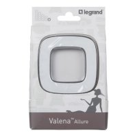 VALENA ALLURE RÁMEČEK 1-NÁSOBNÝ BÍLÉ ZRCADLO LEGRAND 754421