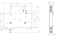 Pomocný spínač PS PCF 8x10, kontakty 1xNO+1xCO,6A, 230V AC ETI 002559001