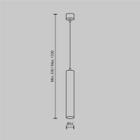 Závěsné svítidlo FOCUS LED 12W 40d P072PL-L12W3K-BS - MAYTONI