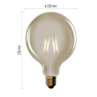 LED žárovka Vintage G125 E27 4,5 W (40 W) 420 lm teplá bílá EMOS Z58032