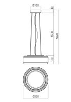 Závěsné svítidlo SOLERA SU LED 24W 3000K/4000K REDO 01-3591