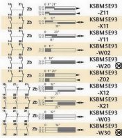 Koncový spínač kovový, multisměrový, ovládaný nerezovou pružinou, šířka 40mm