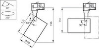 ST151T LED30S/930 MB BK 30W 3000lm 3K