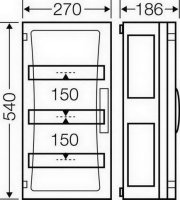 Hensel FP 1349  Jističová skříň ENYSTAR 36 modulových jednotek