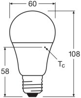 LEDVANCE LED CLASSIC LAMPS FOR FACILITIES S 7W 840 Frosted E27