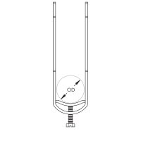 příchytka kabelu 16-20mm na úhelník nebo pás o výšce 40mm CADDY C20ES 337020