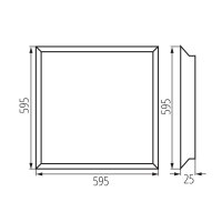 BLINGO U24W 4000 60NW Panel LED KANLUX 37179