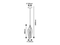 BELLINI E27 1x 60W IP20 černá RABALUX 72201