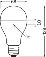 VALUECLA150 19W/827 230VFR E27 FS1 LEDV